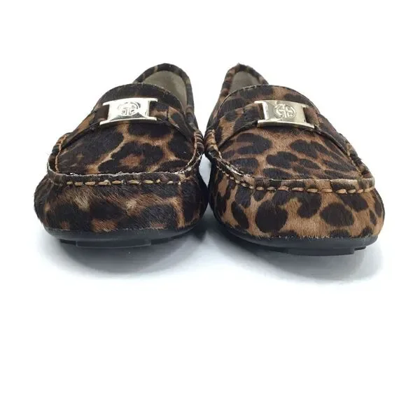 Giani Bernini Dailyn Memory Foam Slip On Loafer Mocs sz 8 Calf Hair Animal Fur - Picture 4 of 13
